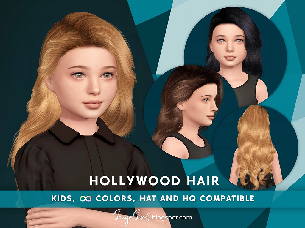 SONYASIMS - CONDEMNED HAIR KIDS - The Sims 4 Create a Sim - CurseForge