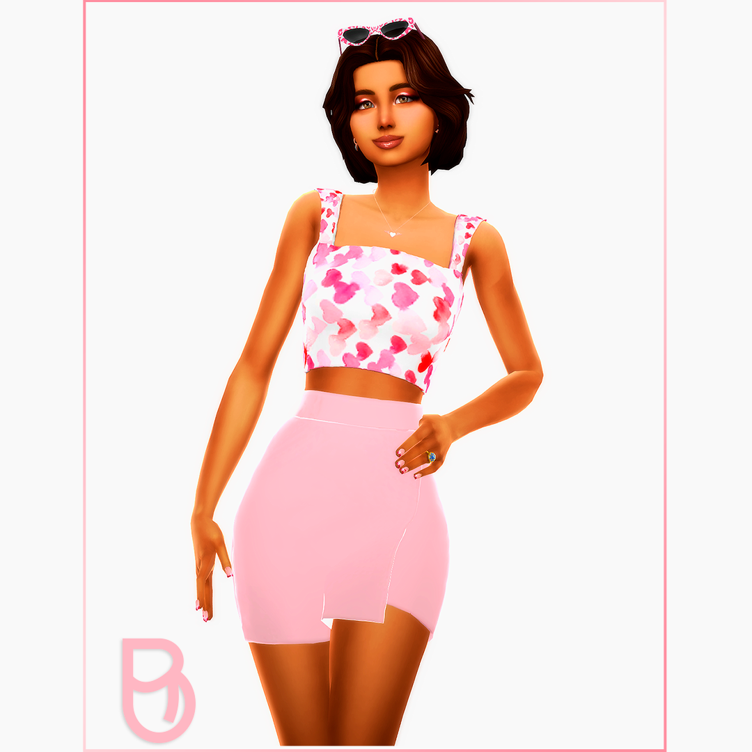 Summer Skirt-Short and Top - Screenshots - The Sims 4 Create a Sim ...