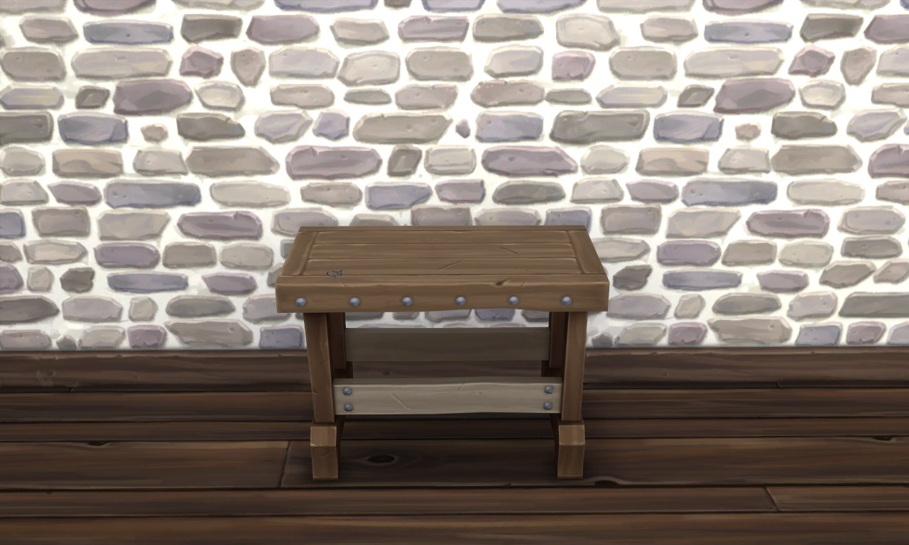 Install Medieval Historical Woodworking Table The Sims 4 Mods