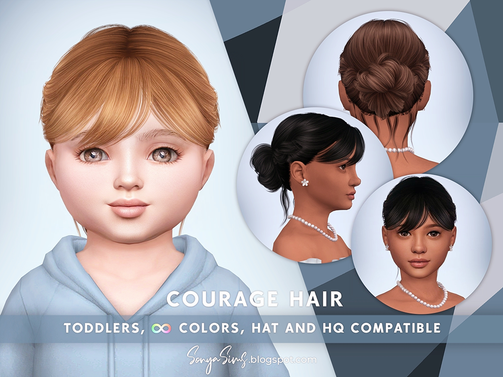 SONYASIMS - CONDEMNED HAIR KIDS - The Sims 4 Create a Sim - CurseForge