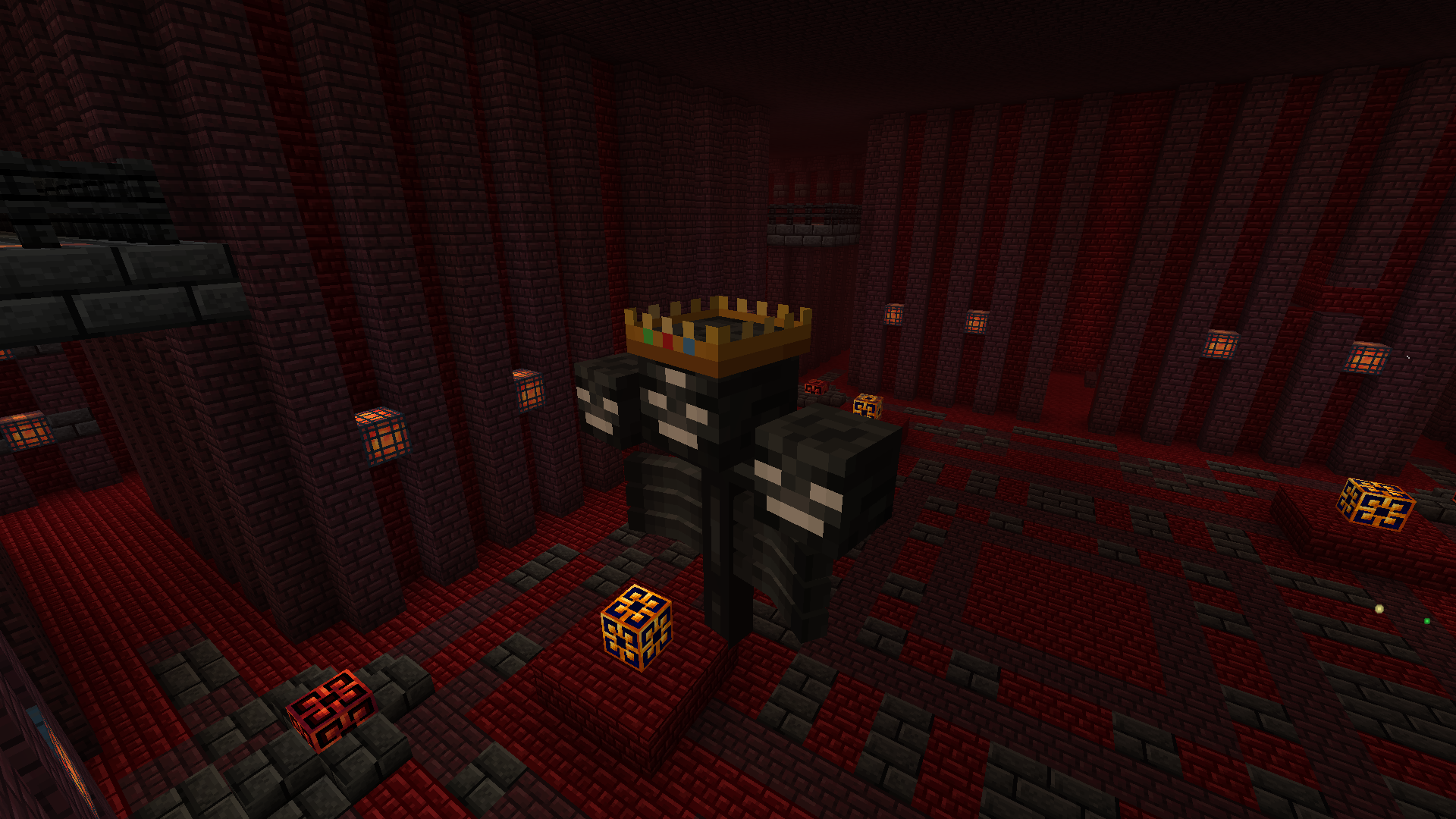 An Emperor Wither in the Wither Dungeon