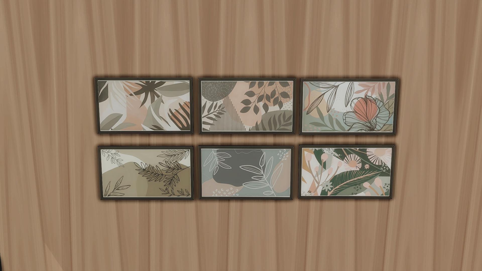 Tropical Frame TV (RECOLOR) Screenshots The Sims 4 Build / Buy