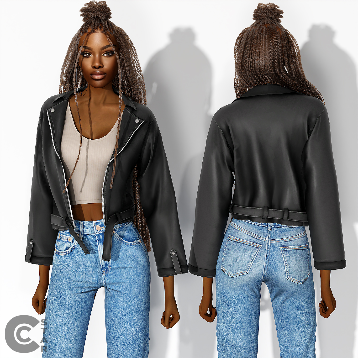 Moto Jacket - The Sims 4 Create a Sim - CurseForge