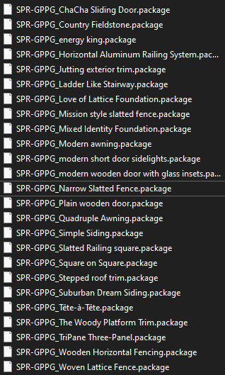 Full file list