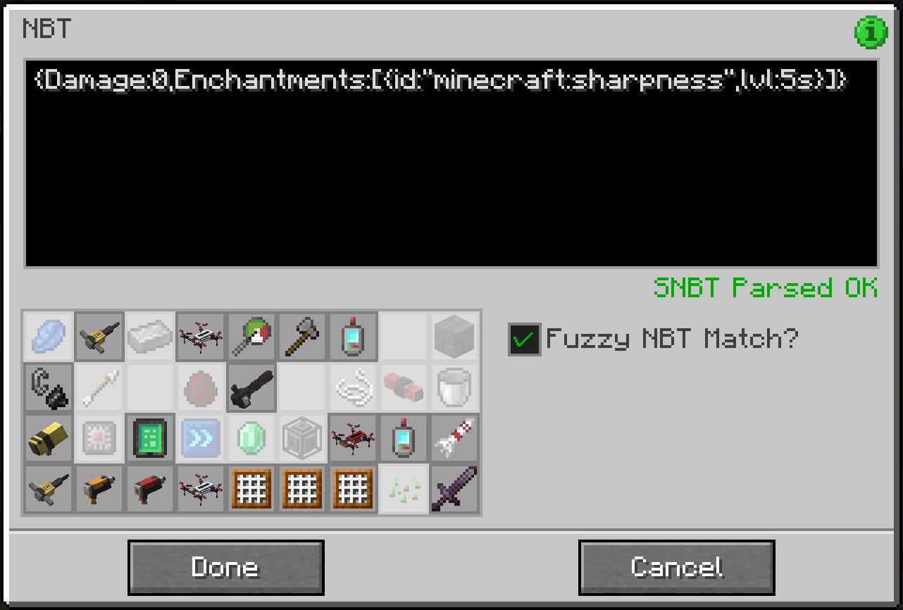 NBT filtering