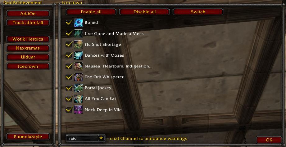 Guild Achievements Leaderboard - World of Warcraft Addons - CurseForge