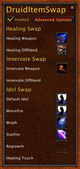 <p>Options Menu (OLD)</p>