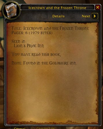 <p>Book information</p>