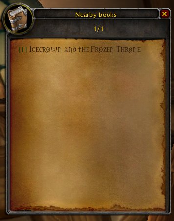 <p>Nearby Books</p>