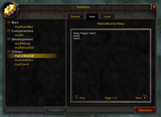 <p>AddOns help</p>