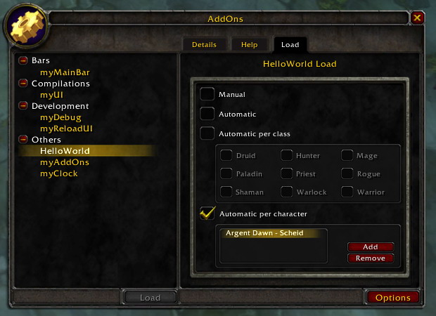 <p>AddOns load</p>