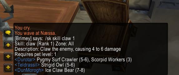 <p>new colors for skill output</p>