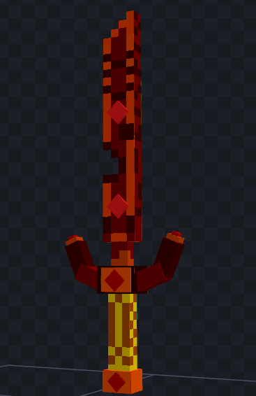 3D Demonic Sword