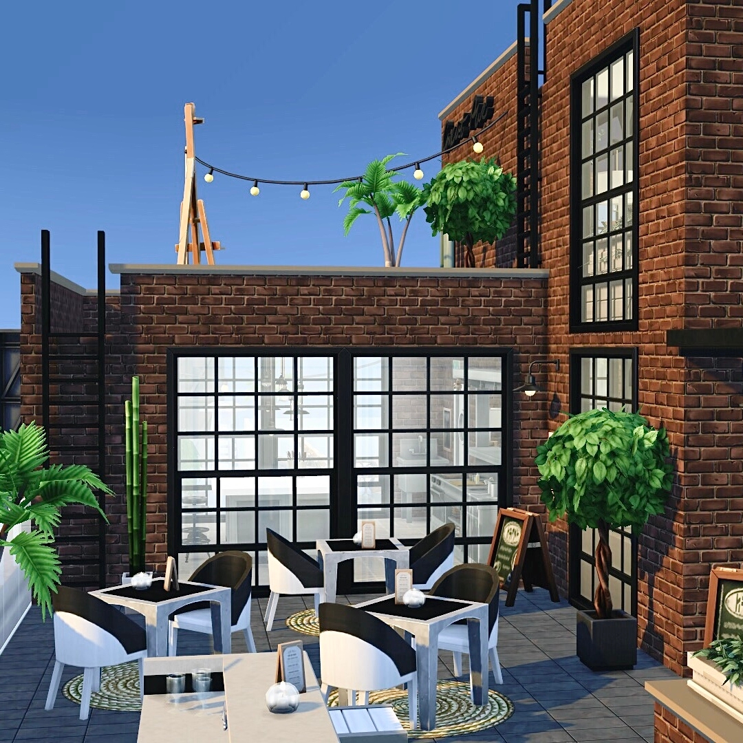 Industrial Rooftop Restaurant