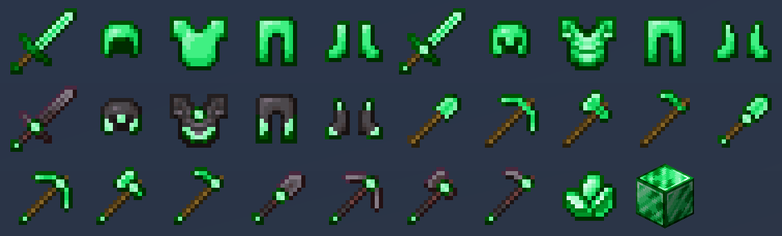 Pure Emerald Tools Content