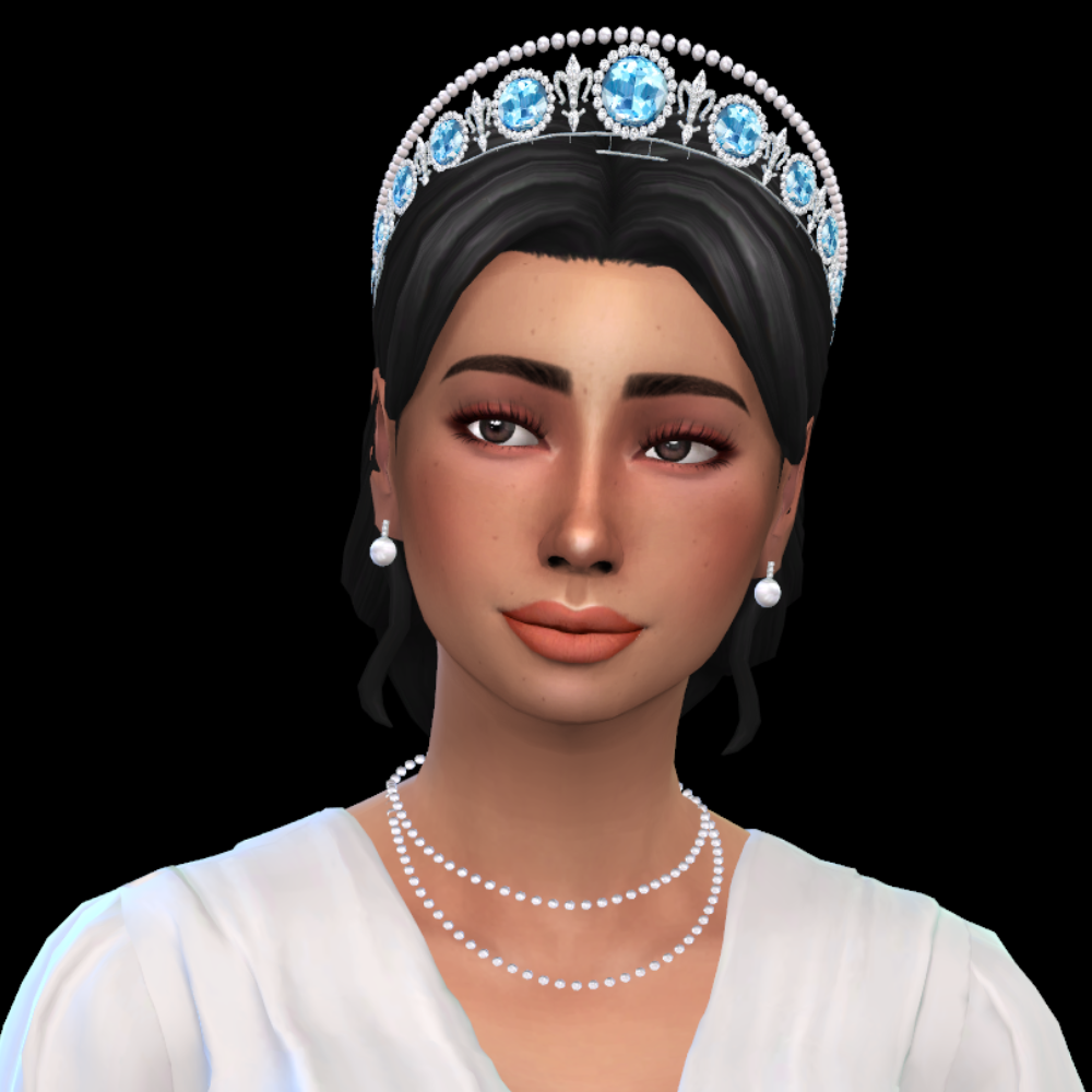 Aquamarine tiara - The Sims 4 Create a Sim - CurseForge