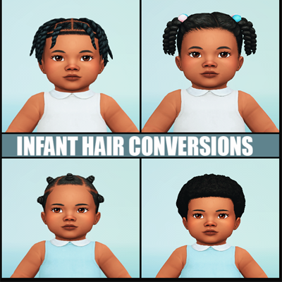 Infant Hair Conversions Pt 1 - Screenshots - The Sims 4 Create a Sim ...
