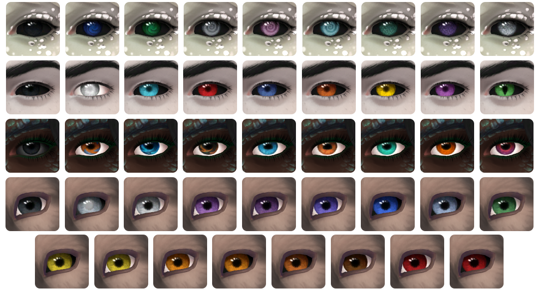 Horizon Default & Contact Eyes - Screenshots - The Sims 4 Create a Sim ...