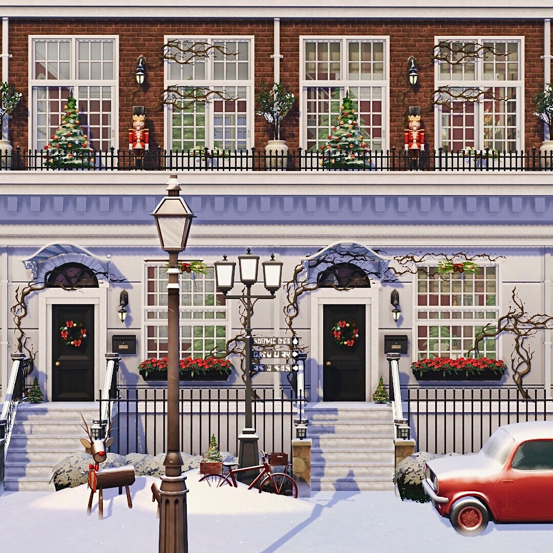 Christmas London Townhouses