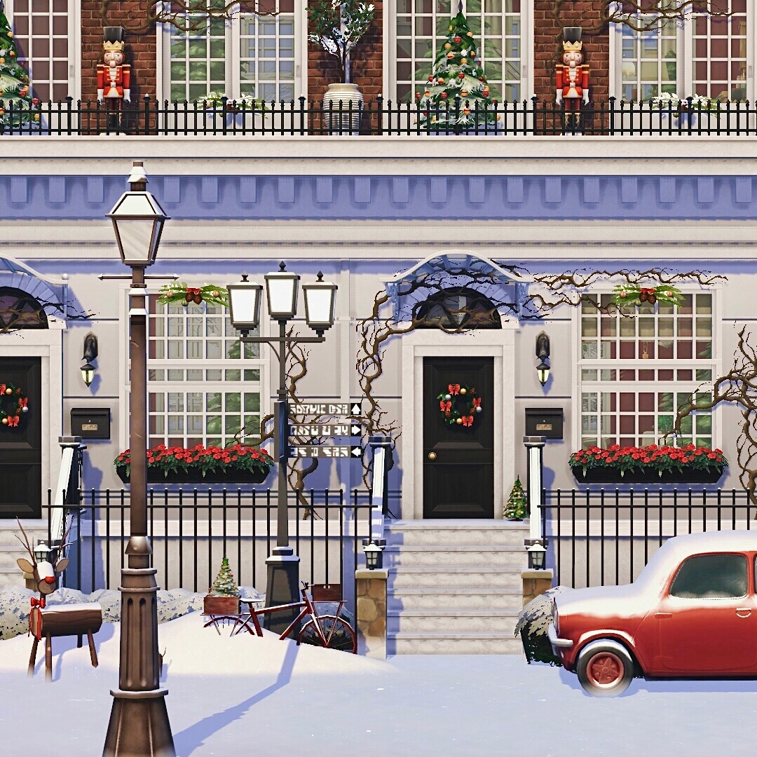 Christmas London Townhouses