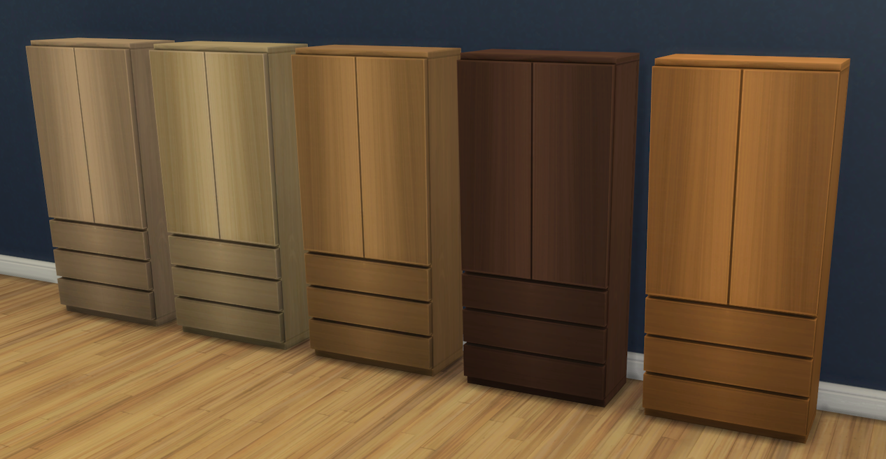 wardrobes in wood