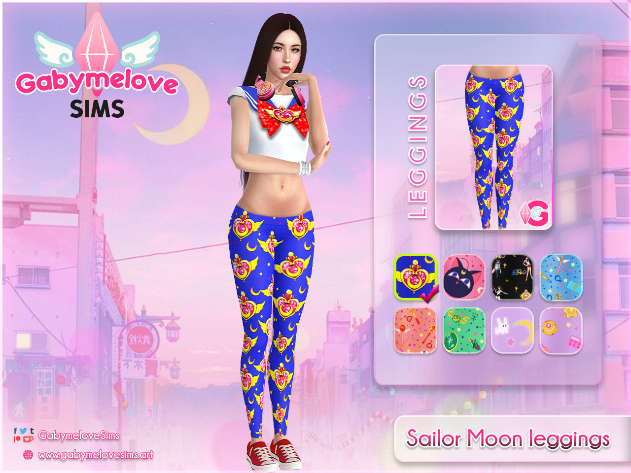 Sailor Moon Leggings  Updated 2024 - The Sims 4 Create a Sim - CurseForge