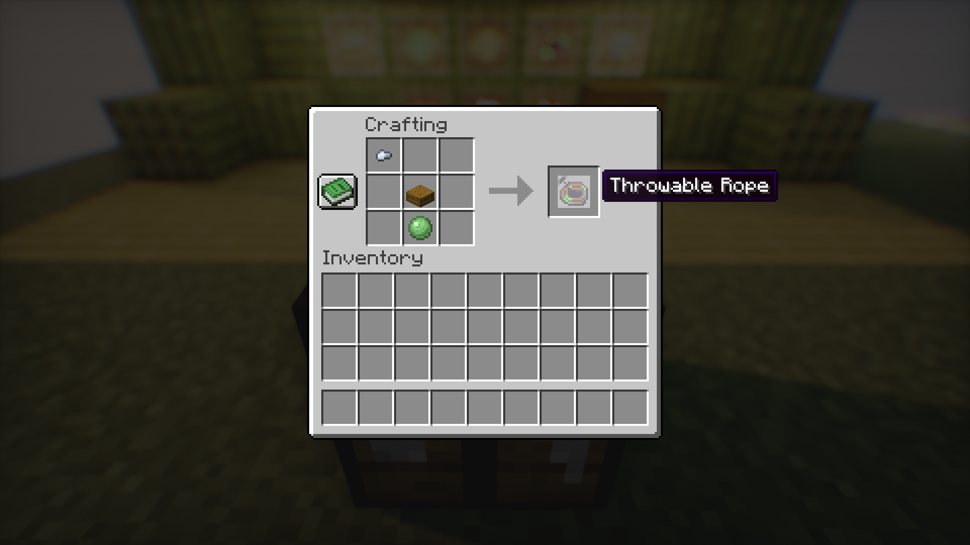 Throwable rope recipe