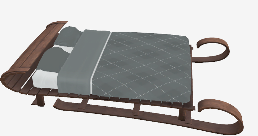 Sleigh bed - Screenshots - The Sims 4 Build / Buy - CurseForge