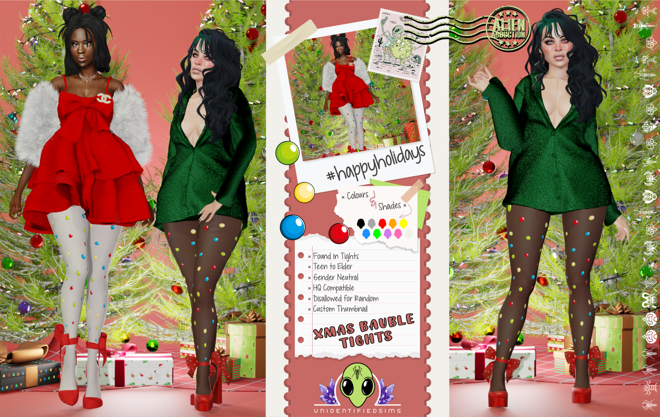 Xmas Bauble Tights