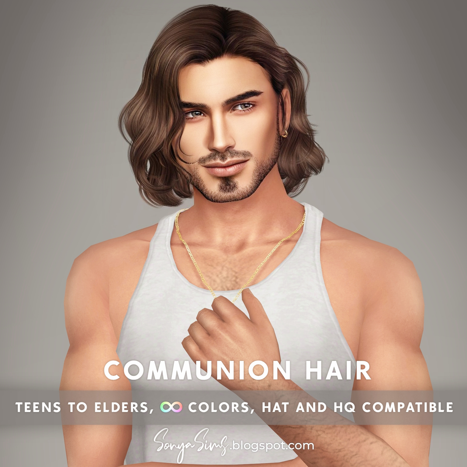 Install SONYASIMS - COMMUNION HAIR MALE - The Sims 4 Mods - CurseForge