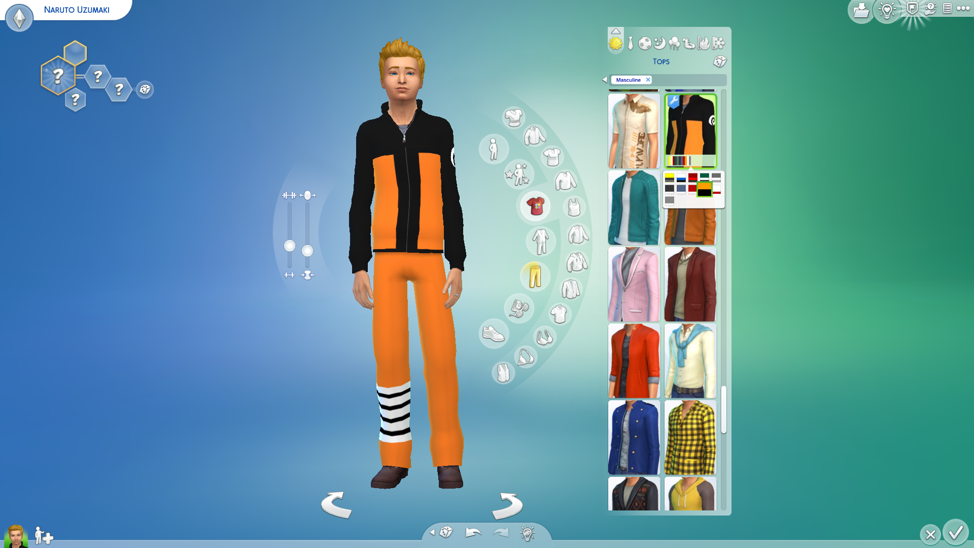 Jacket in CAS