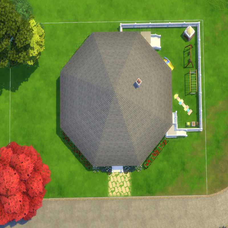 Ariel view roof