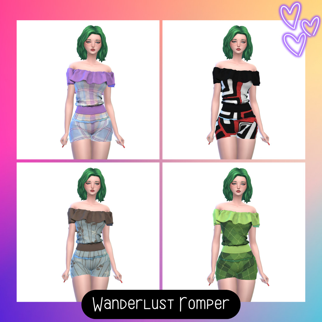 [JBTN[ Wanderlust Romper