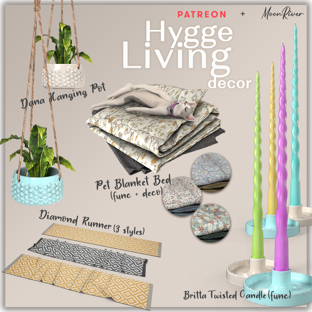 Hygge living decor set