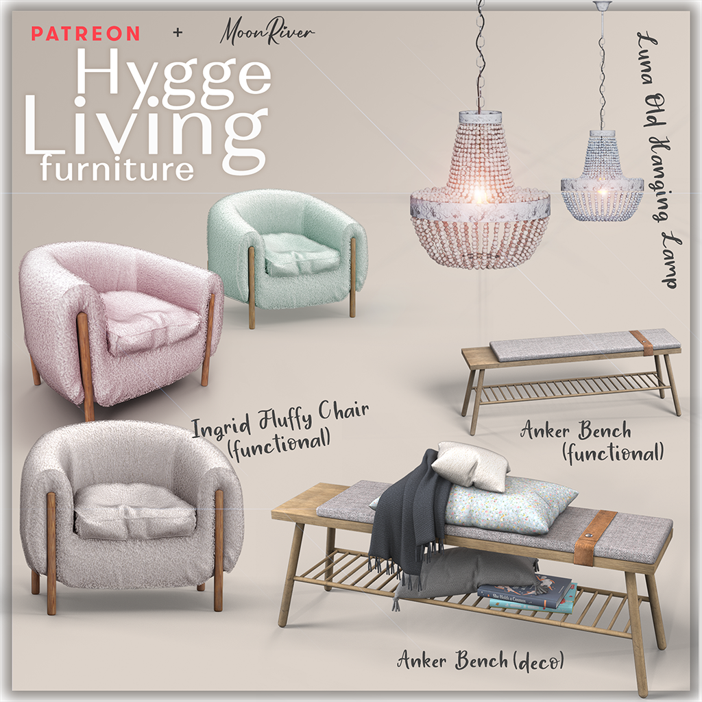 Hygge living furniture