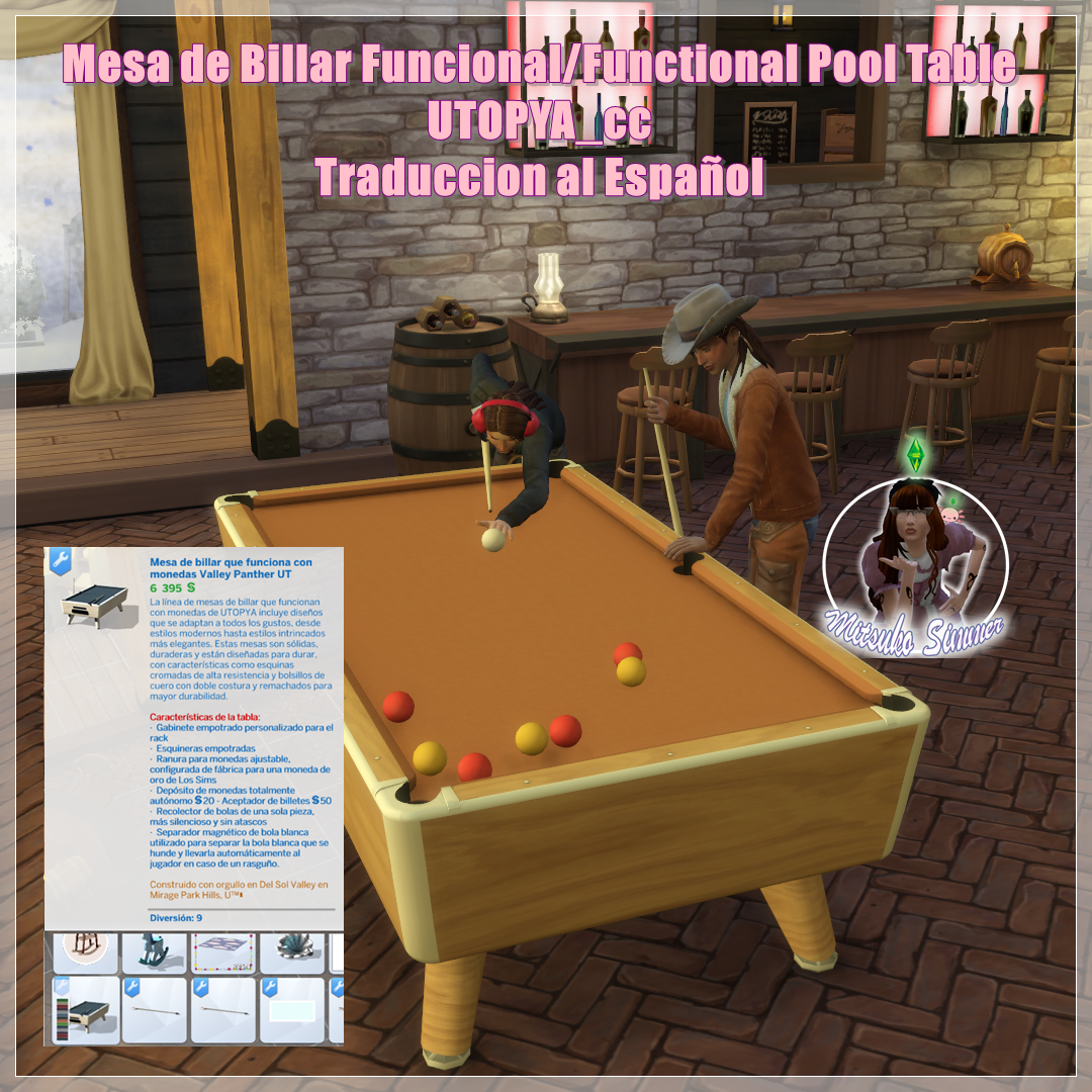 Sims 4 billiards mod