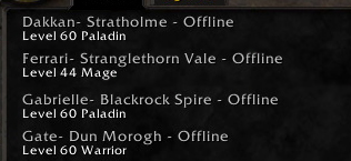 <p>Offline looks like online... only gray</p>