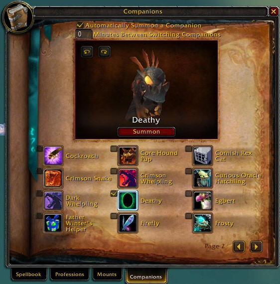 Menagerie Companions Frame