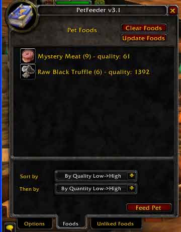 <p>PetFeeder Unliked Foods</p>