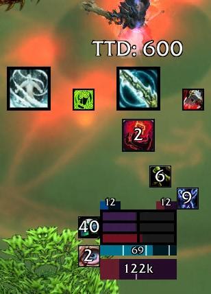 <p>Typical Blood UI with default settings</p>