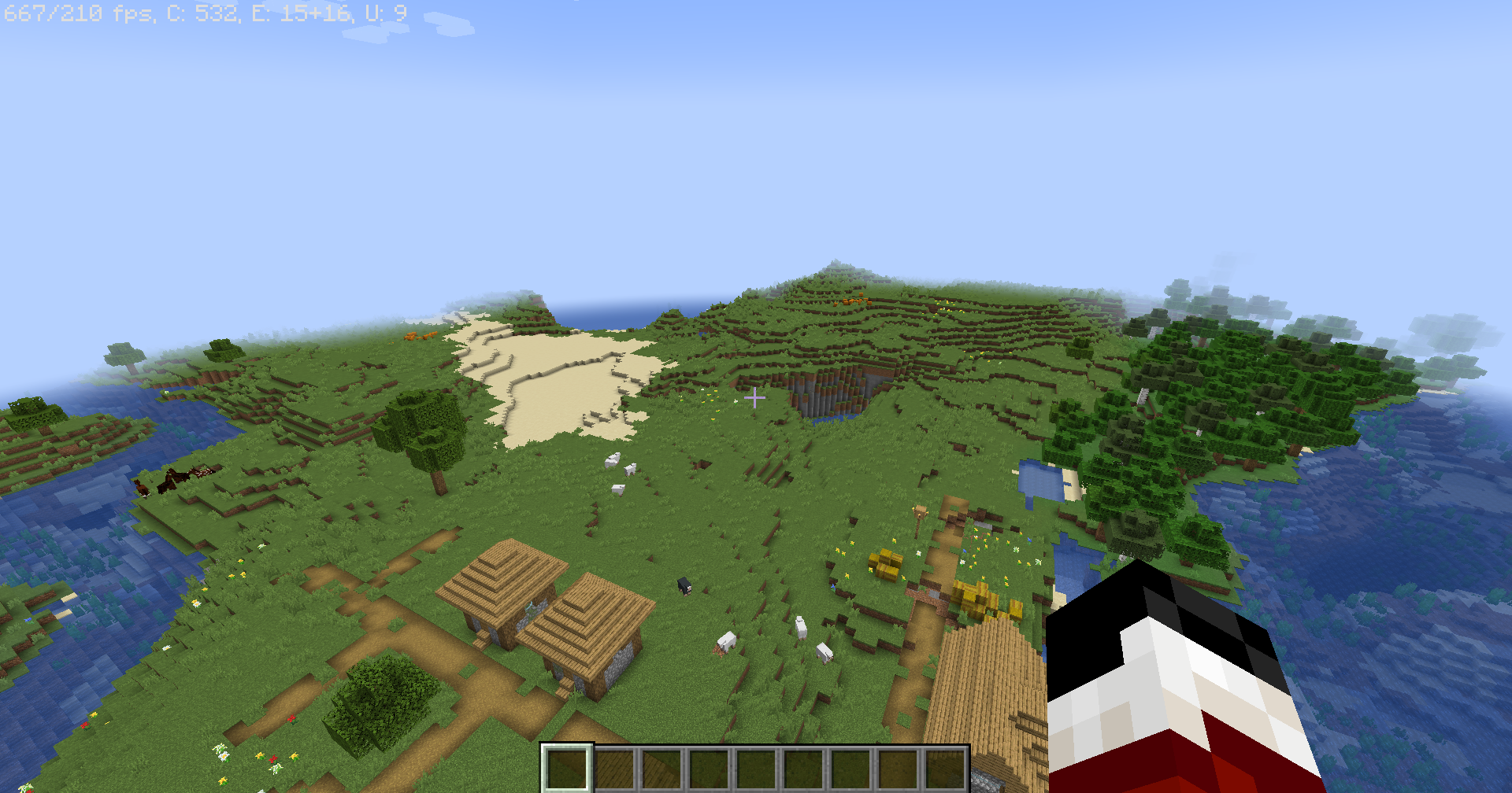 Thumbnail With optifine, we get averg 600 fps at the most optimized settings and normal video settings!
