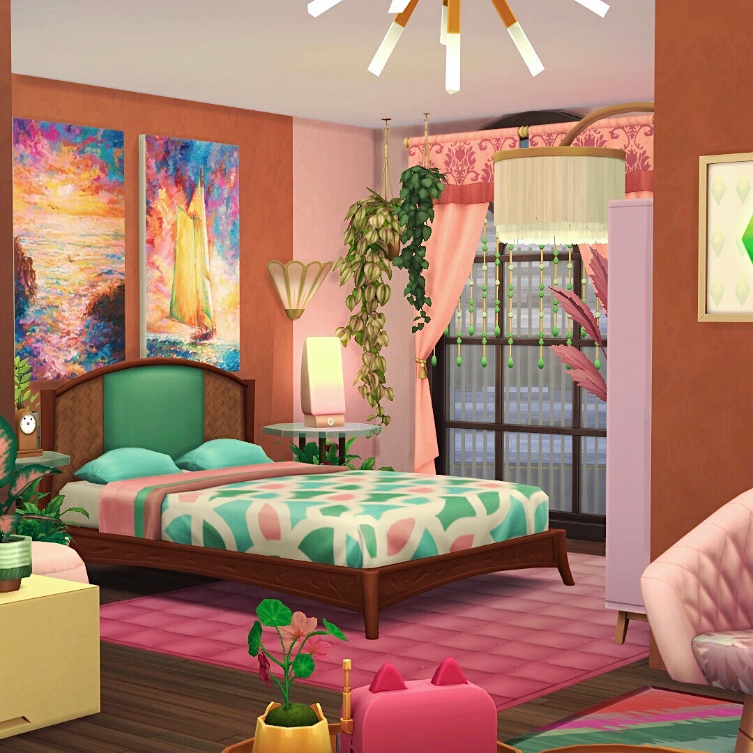 Maximalist Loft | No CC - Screenshots - The Sims 4 Rooms / Lots ...