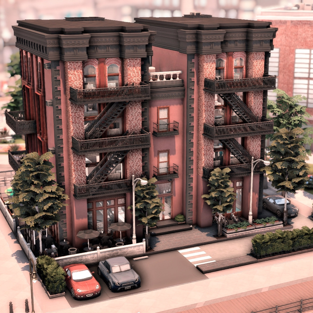 Huge New York Apartment Complex