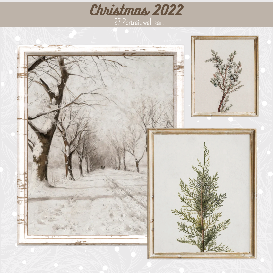 Christmas 2022 - Portrait wall art