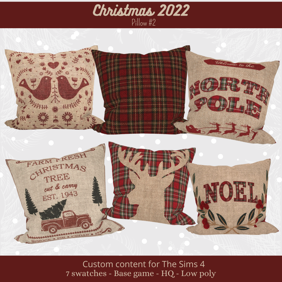 Christmas 2022 - Pillow #2 - Screenshots - The Sims 4 Build / Buy ...