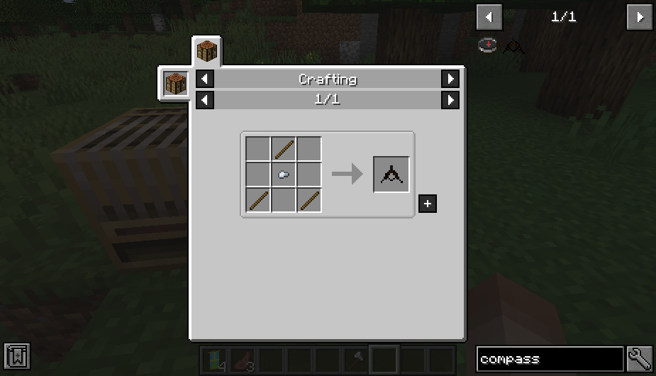 Compass Crafting Recipe