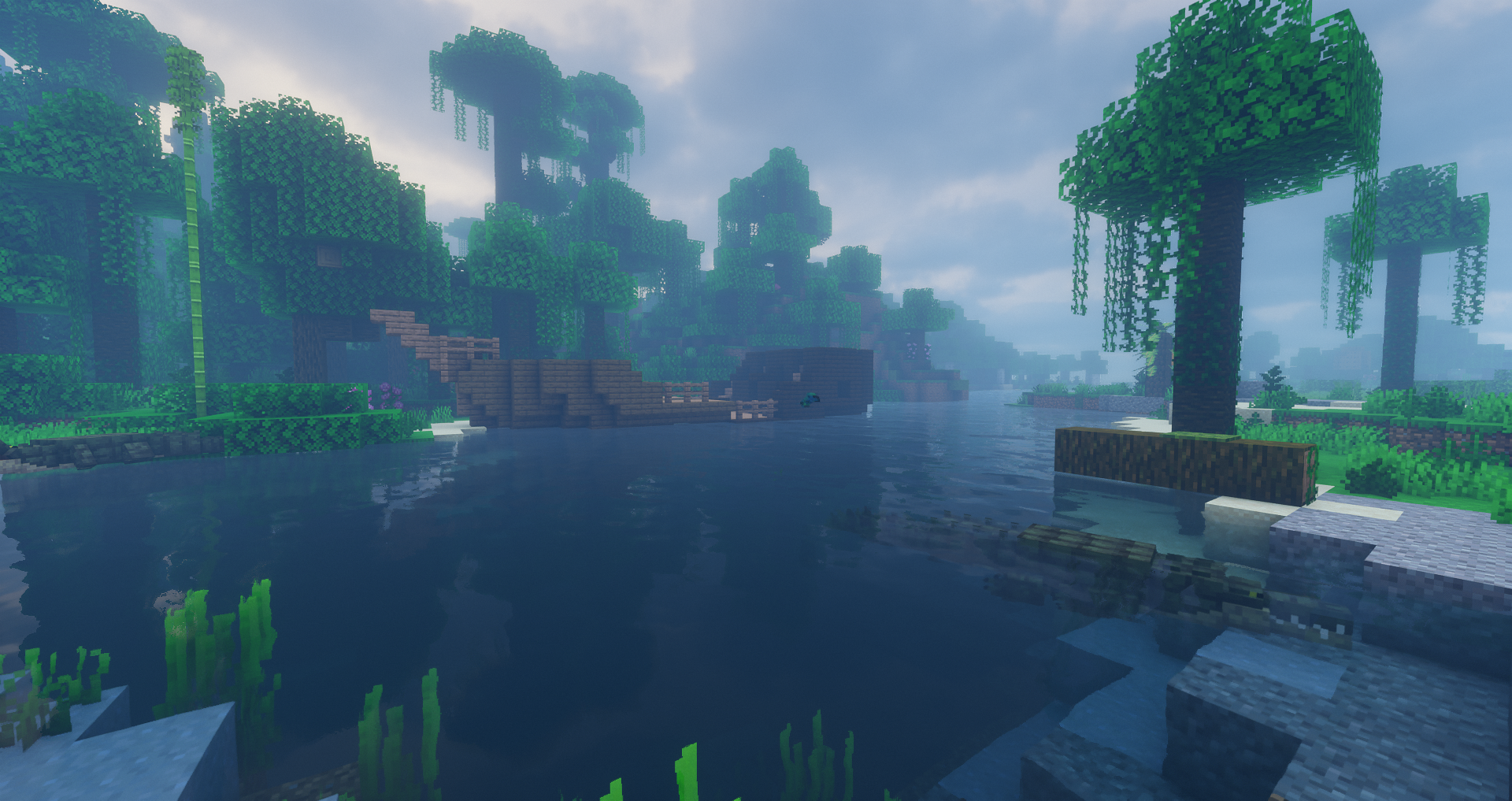 Thumbnail A ship abandoned left abandoned in a river. It's now guarded fiercely by a crocodile