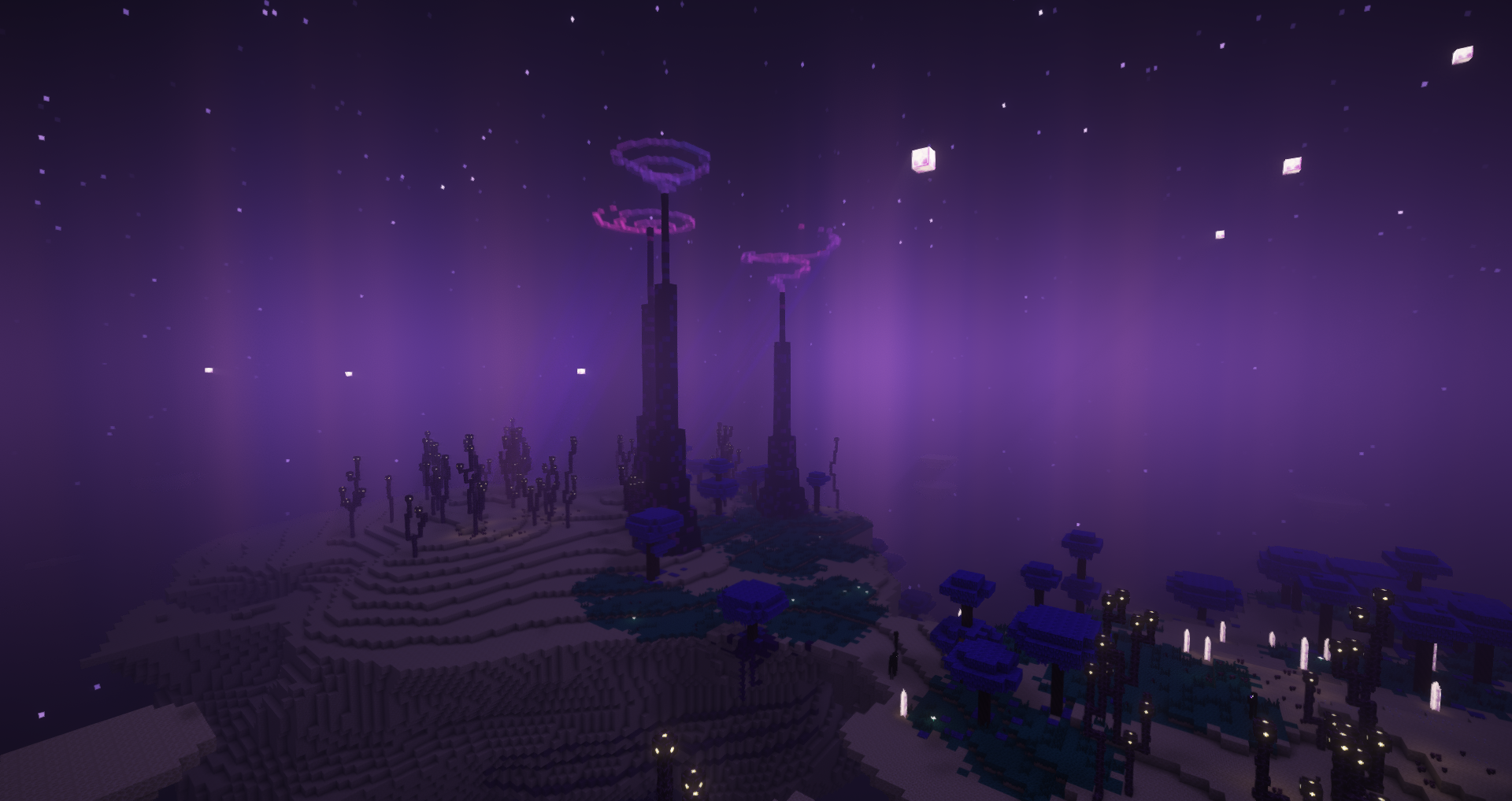 Thumbnail The End Islands are now host to crystals and fauna amongst other strange things
