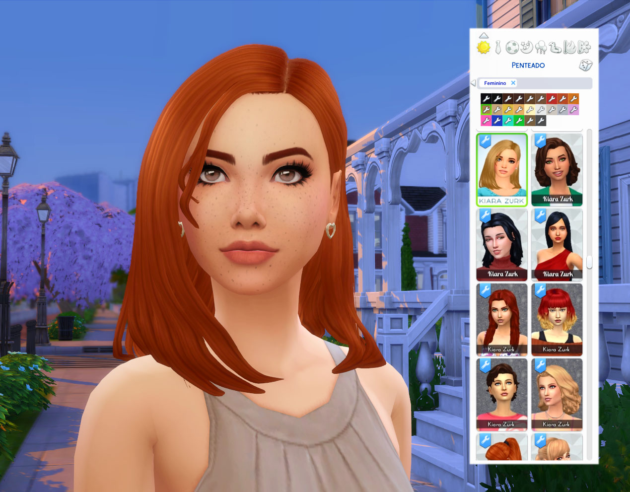 Luana Hairstyle - The Sims 4 Create a Sim - CurseForge