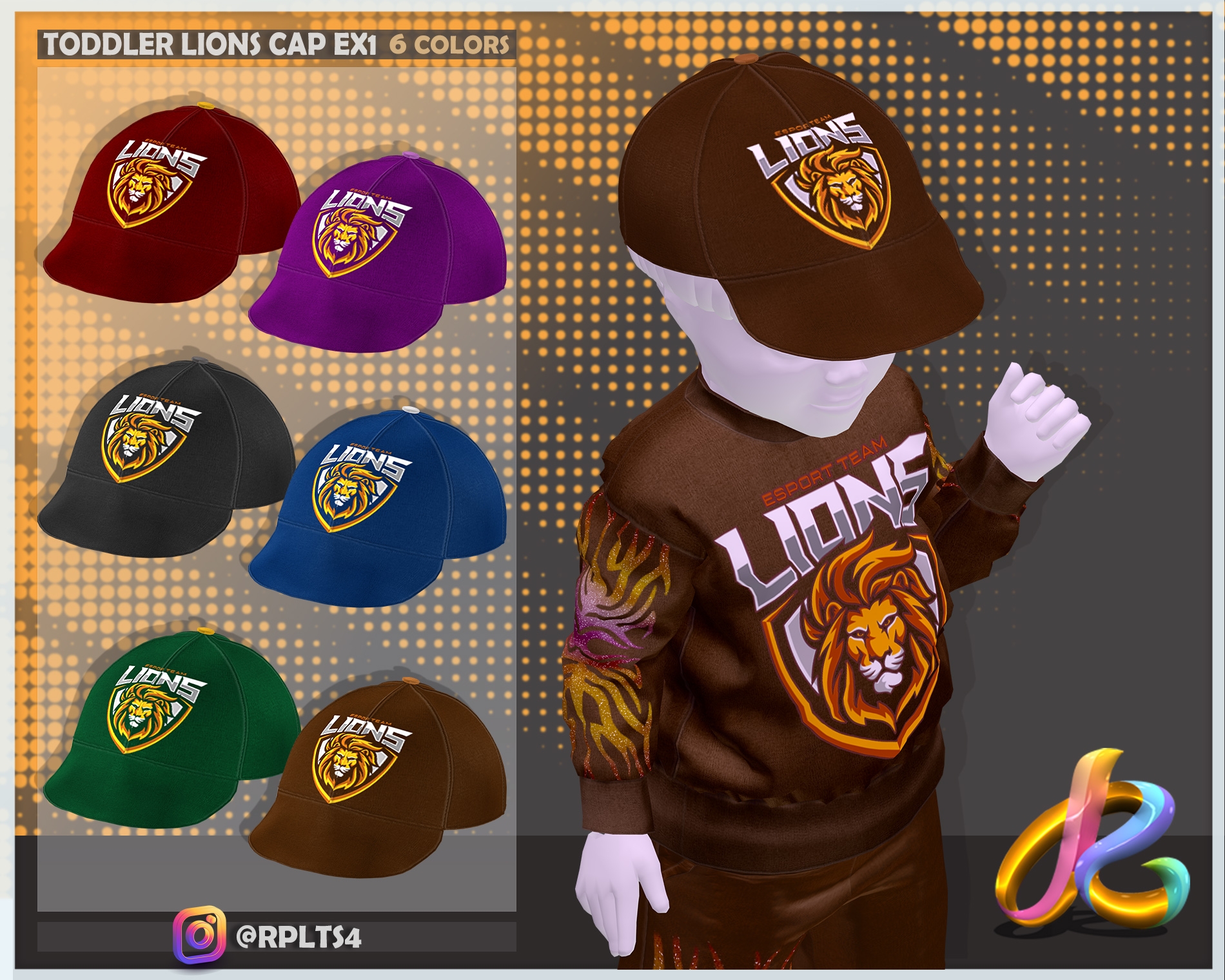 Toddler Lions Cap